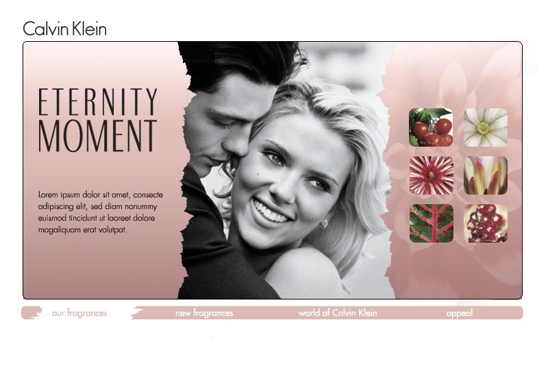 Work - Calvin Klein website