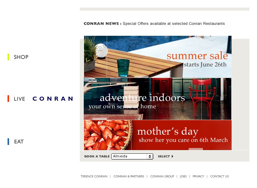 Work - Conran website