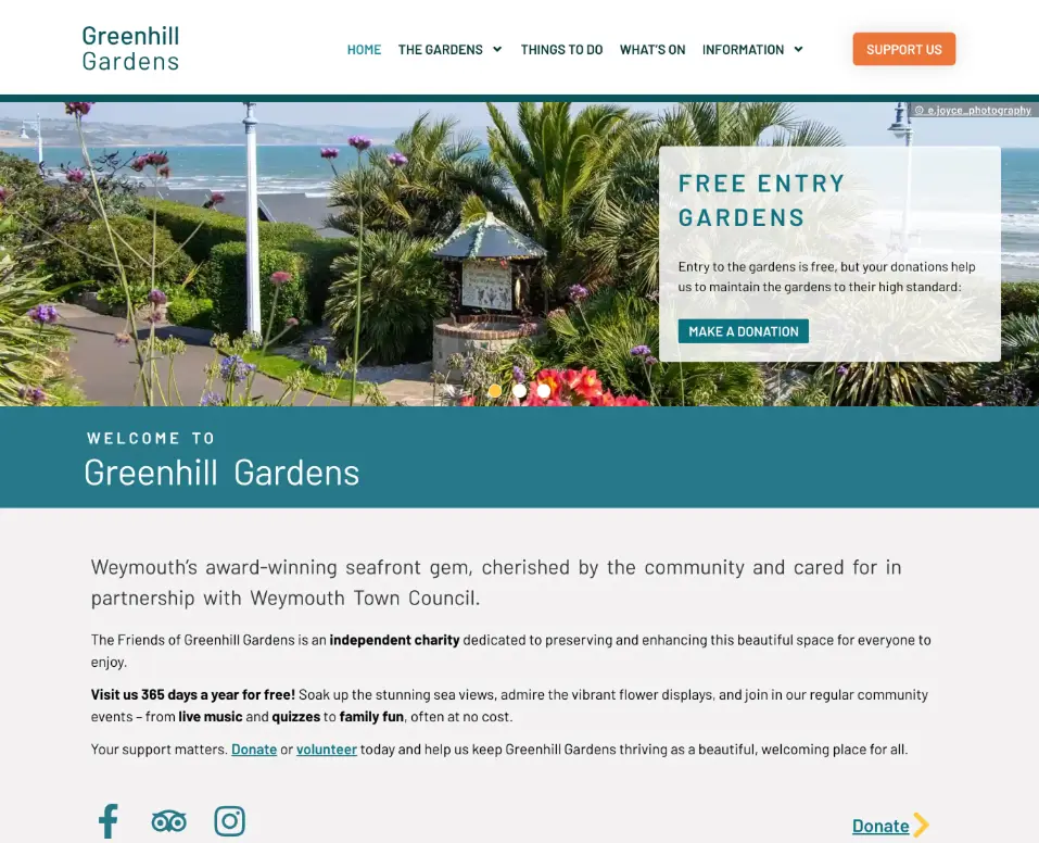 Greenhill Gardens Home page